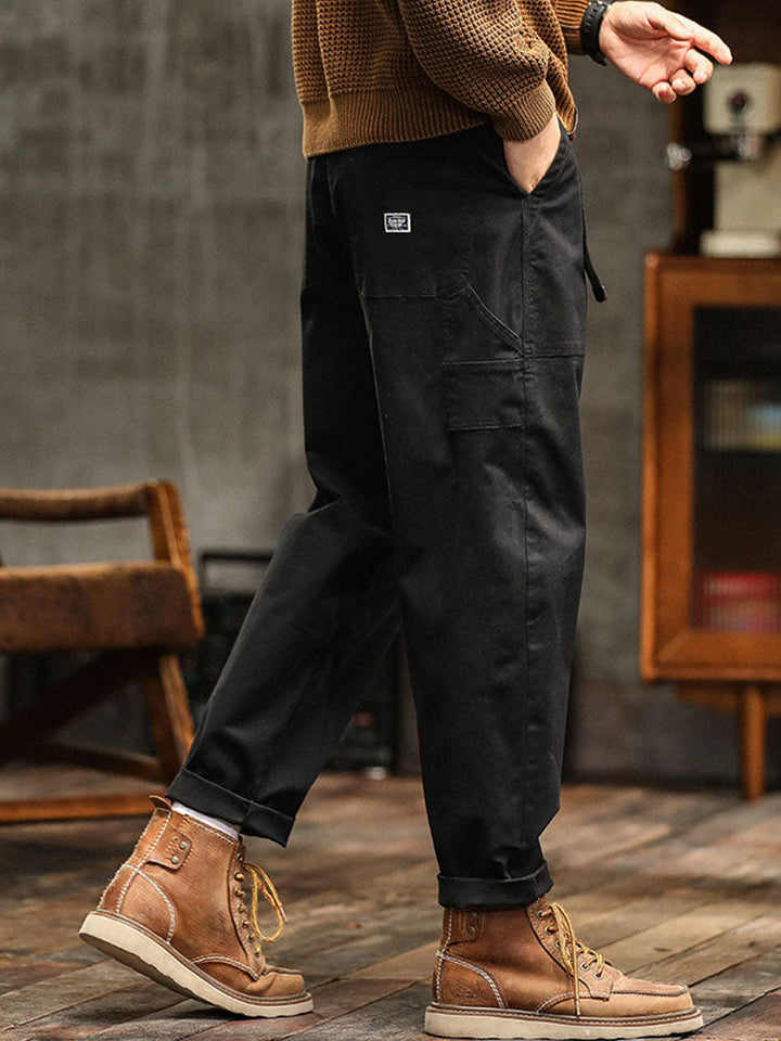 Calças Utilitárias Vintage para Homens