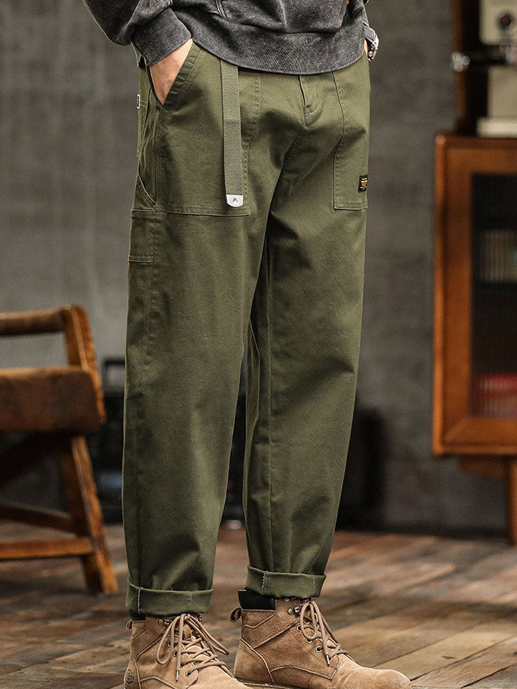 Calças Utilitárias Vintage para Homens