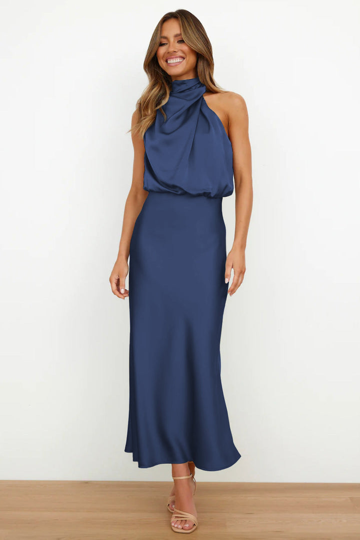 Tyra | Vestido de Gala Elegante com Decote Halter