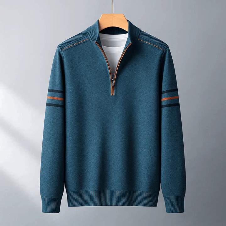 George™ - Pullover Moderno com Zíper Frontal
