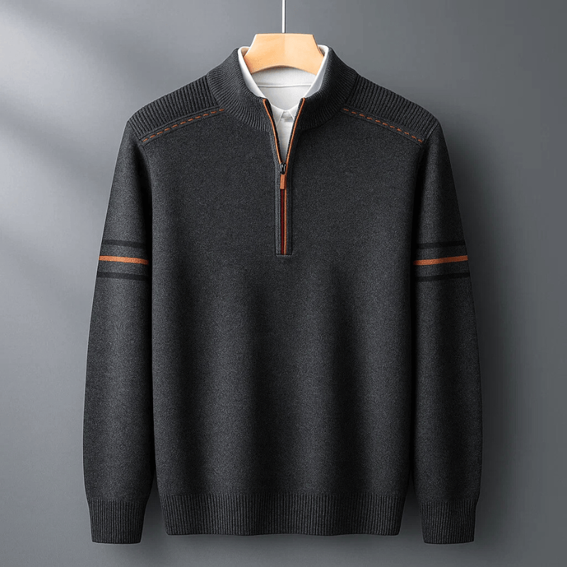 George™ - Pullover Moderno com Zíper Frontal