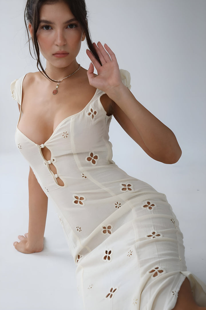 Noomi | Vestido Midi de Estilo Vintage