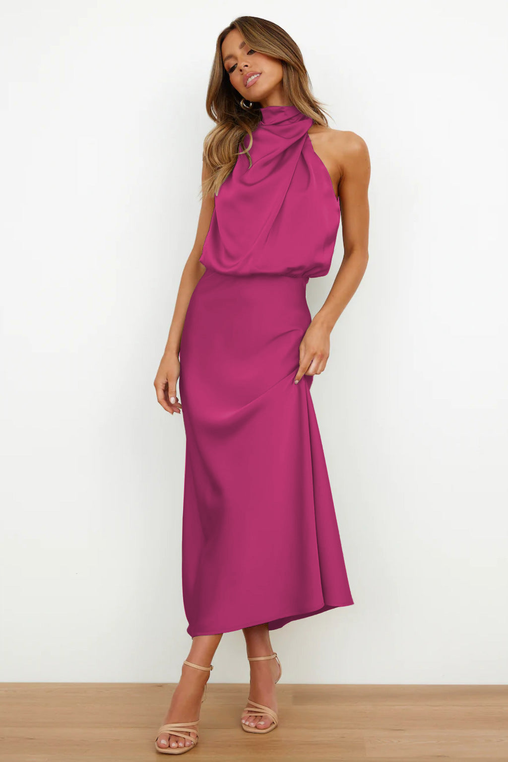 Tyra | Vestido de Gala Elegante com Decote Halter