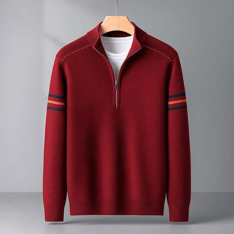 George™ - Pullover Moderno com Zíper Frontal