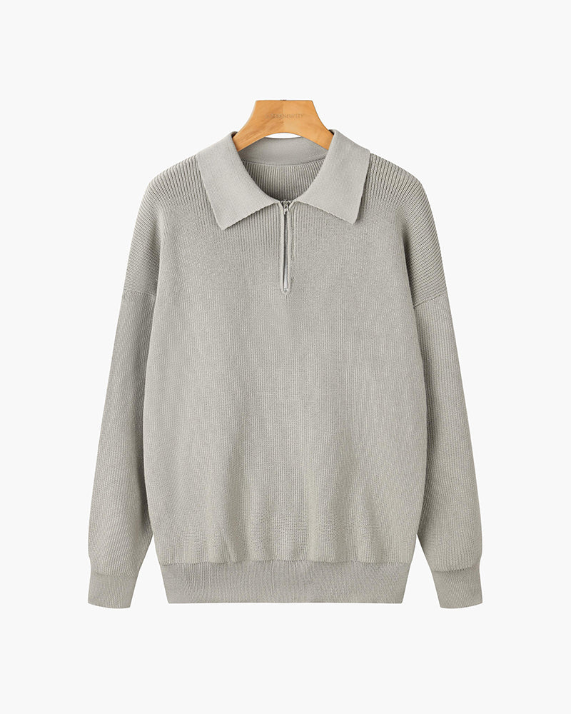 RASON — Sweater com Zíper