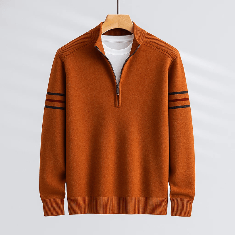 George™ - Pullover Moderno com Zíper Frontal