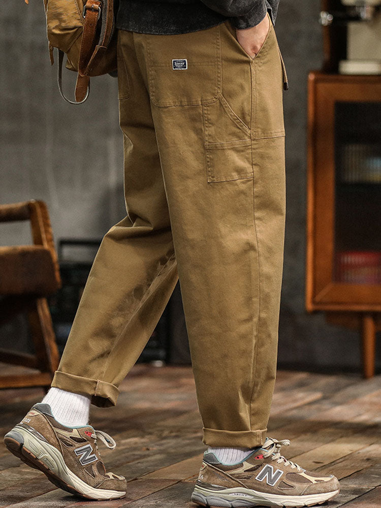 Calças Utilitárias Vintage para Homens