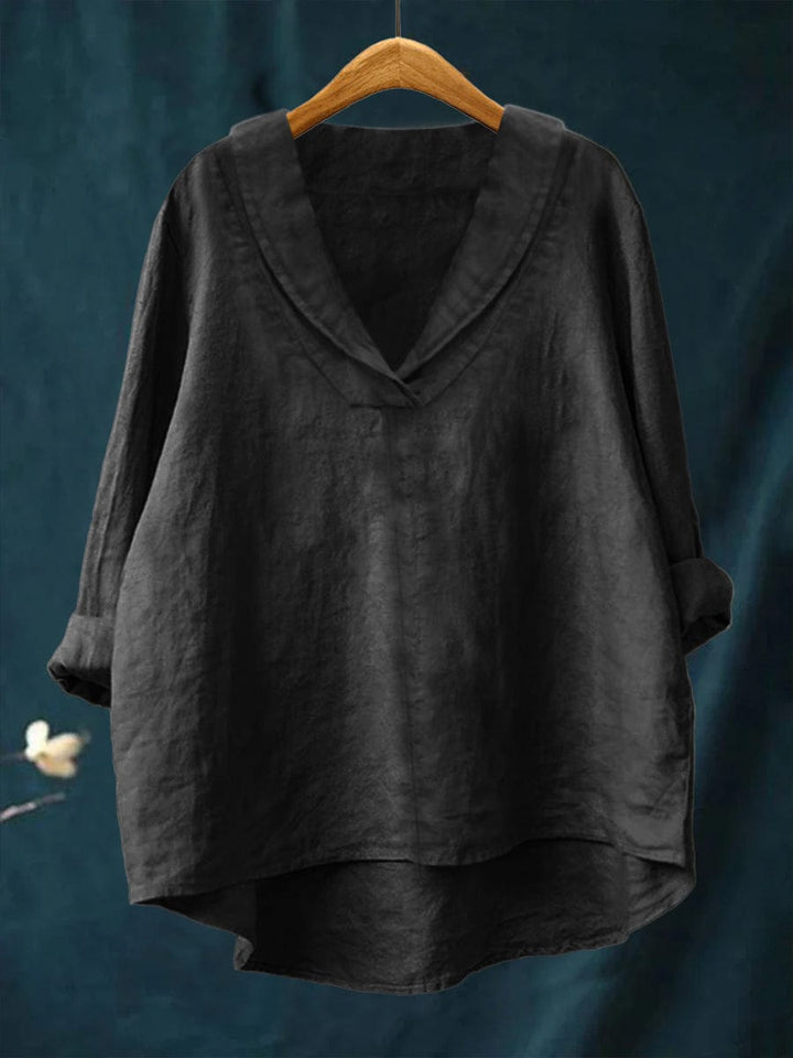Samantha | Blusa de Linho Elegante para o Verão