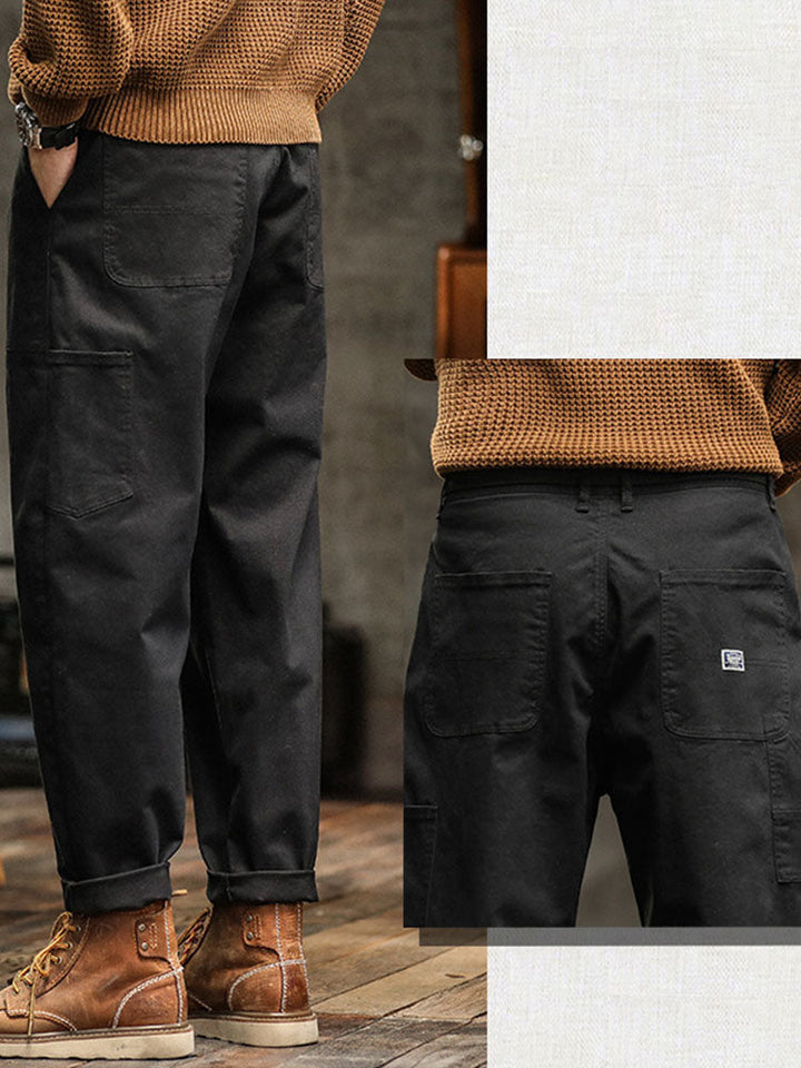 Calças Utilitárias Vintage para Homens
