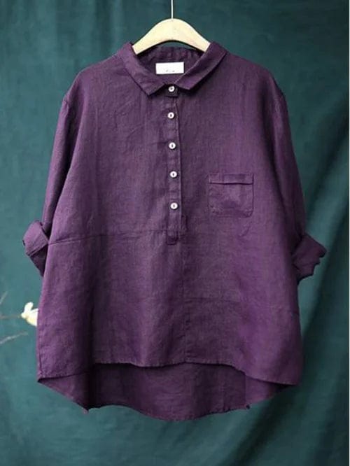 Elvie | Blusa de Linho Elegante para o Verão