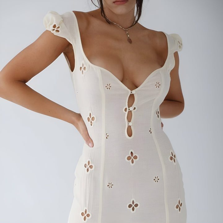 Noomi | Vestido Midi de Estilo Vintage