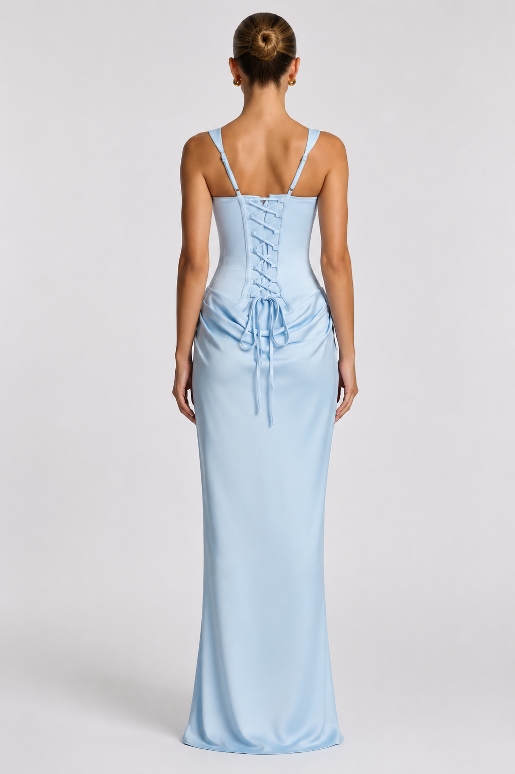 Vestido Elegante con Corsé de Silueta Refinada