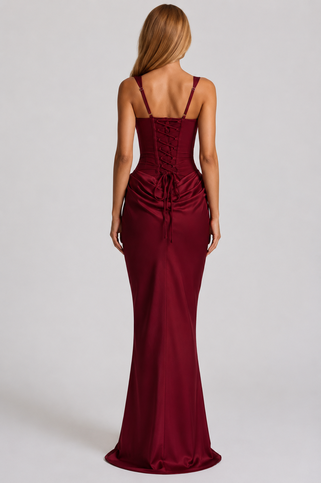 Vestido Elegante con Corsé de Silueta Refinada