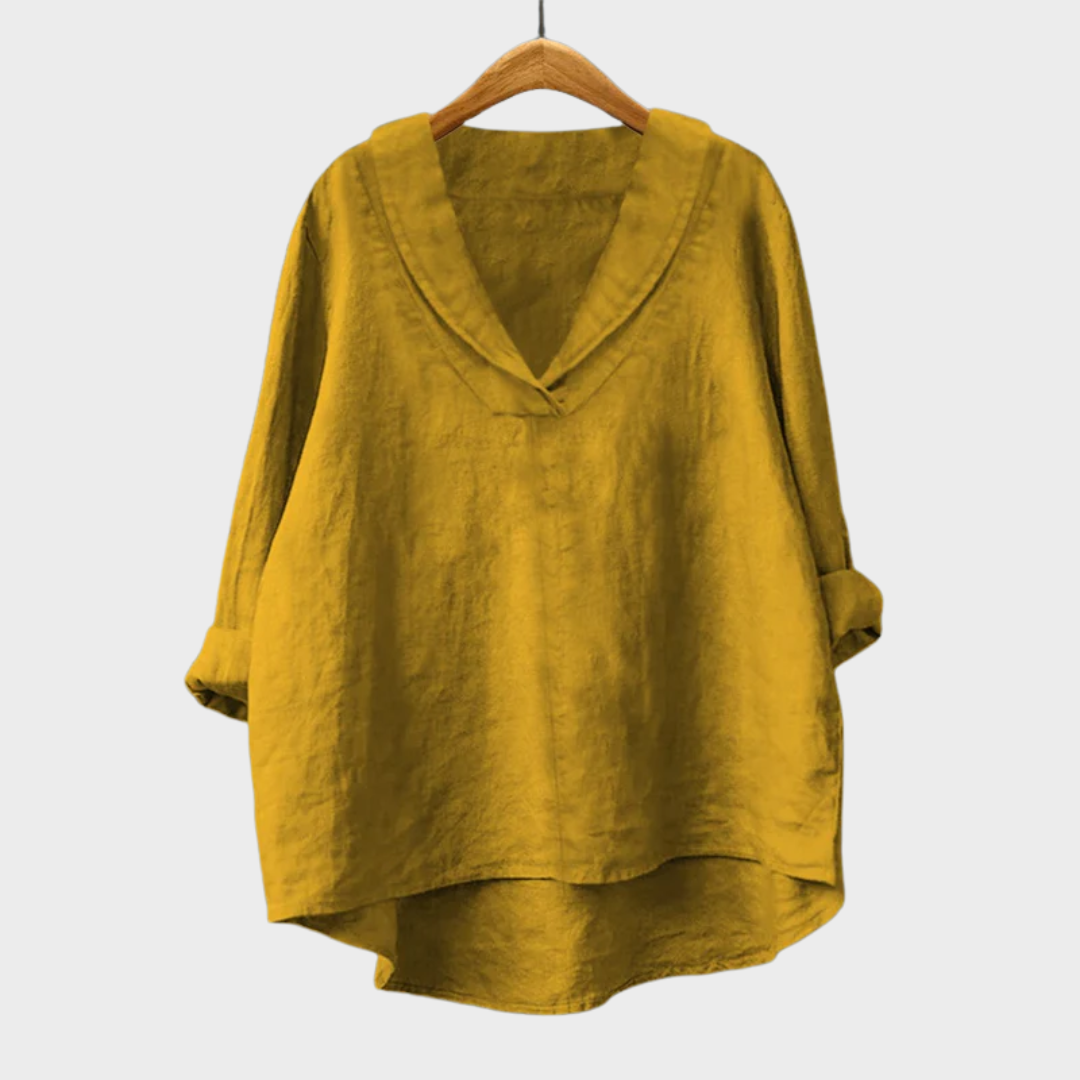 Samantha | Blusa de Linho Elegante para o Verão
