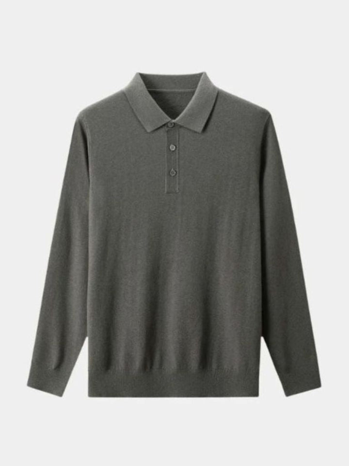 Adrian™ | Pullover de Lã com Detalhes em Botões