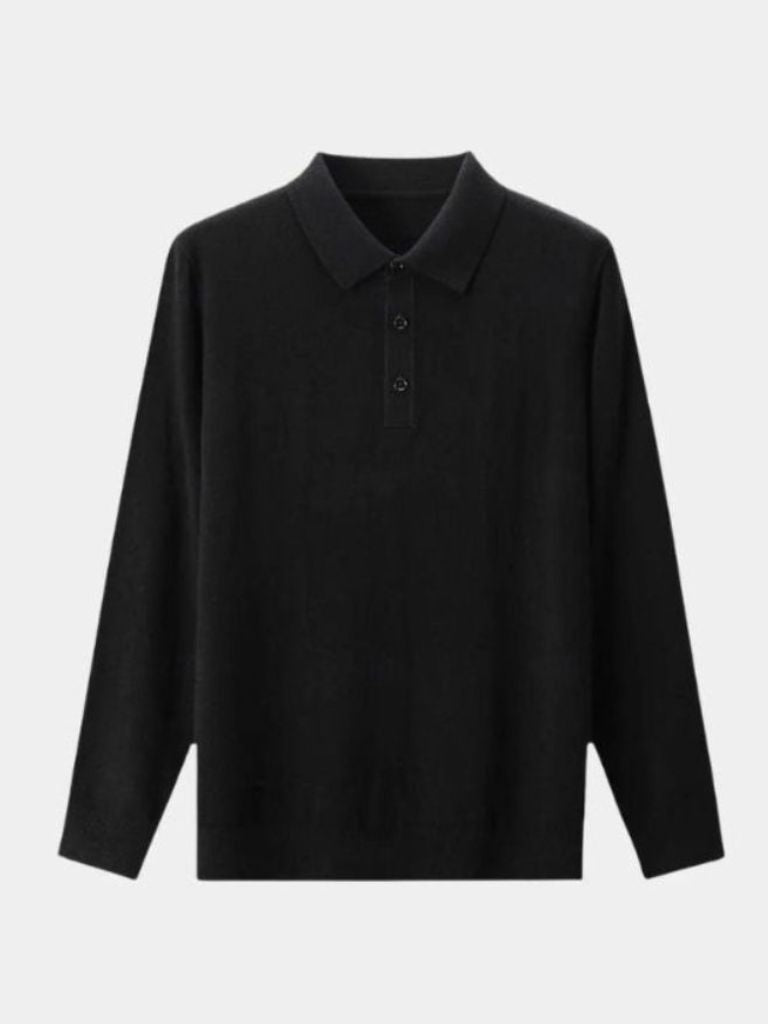 Adrian™ | Pullover de Lã com Detalhes em Botões