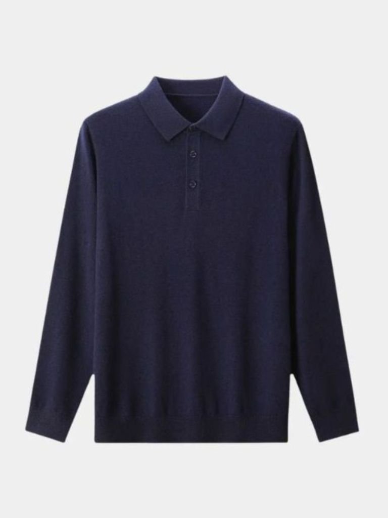 Adrian™ | Pullover de Lã com Detalhes em Botões