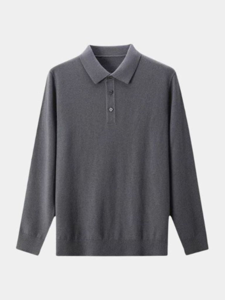 Adrian™ | Pullover de Lã com Detalhes em Botões