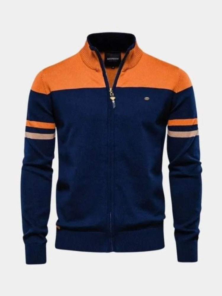 Anders™ | Cardigan de malha com fecho frontal