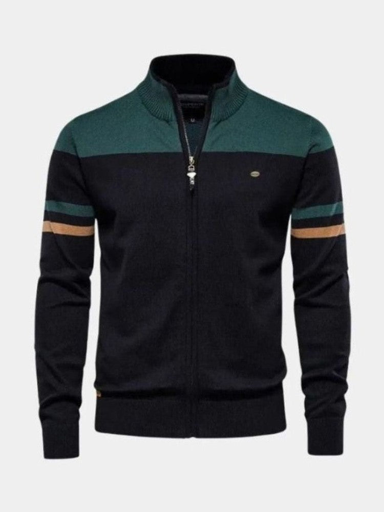Anders™ | Cardigan de malha com fecho frontal