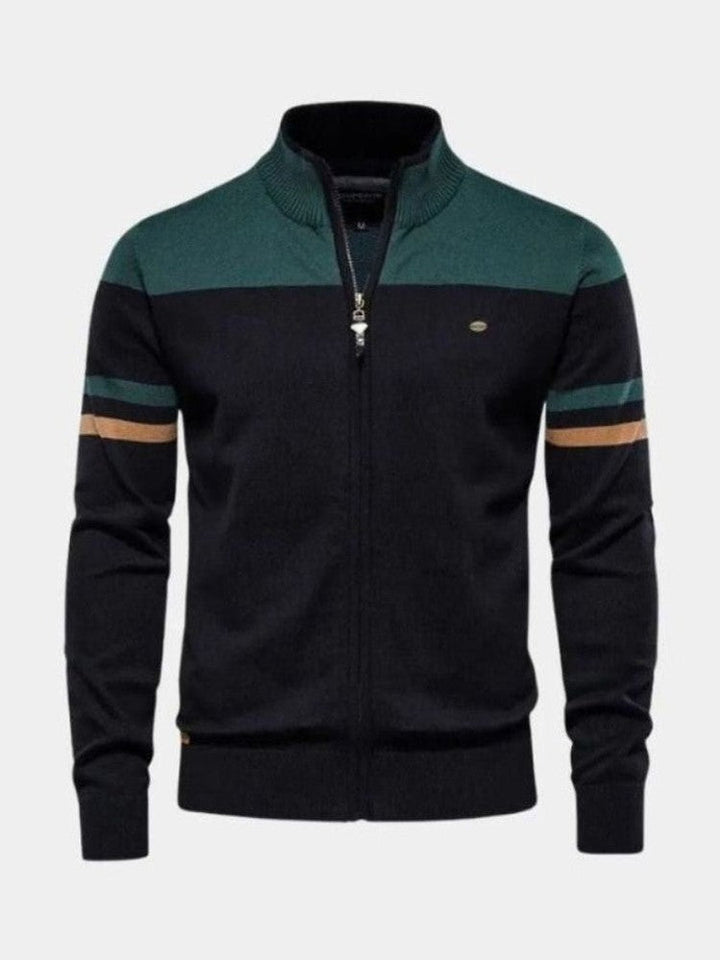 Anders™ | Cardigan de malha com fecho frontal