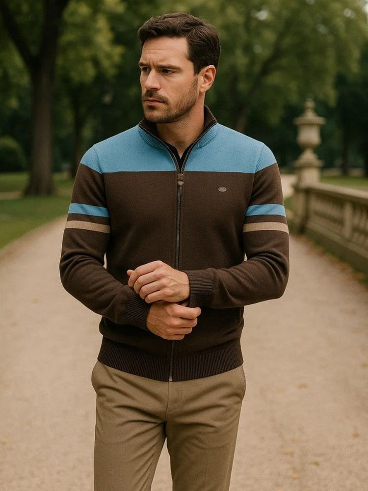 Anders™ | Cardigan de malha com fecho frontal