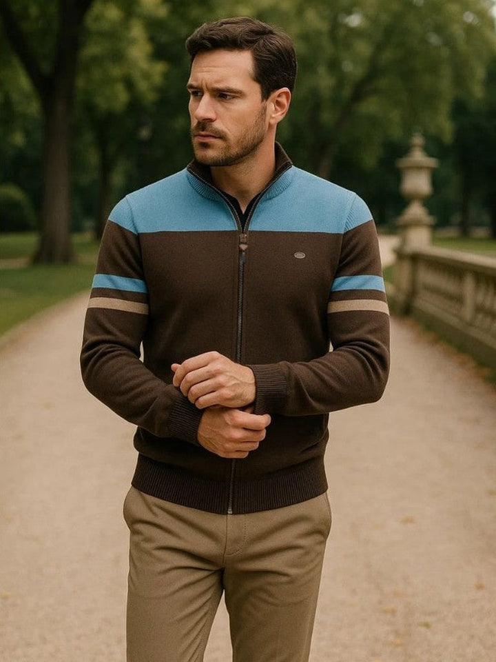 Anders™ | Cardigan de malha com fecho frontal