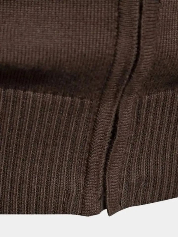 Anders™ | Cardigan de malha com fecho frontal