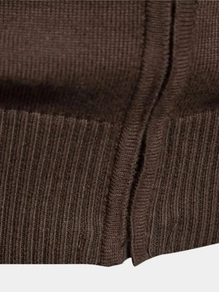 Anders™ | Cardigan de malha com fecho frontal
