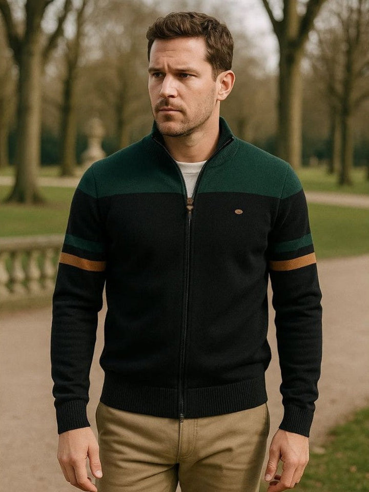 Anders™ | Cardigan de malha com fecho frontal