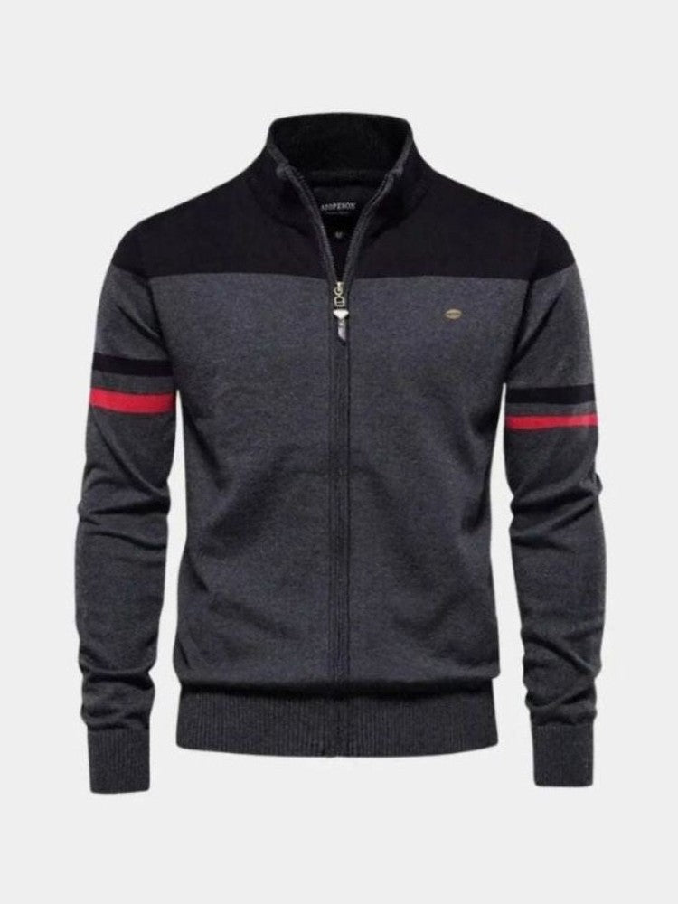 Anders™ | Cardigan de malha com fecho frontal