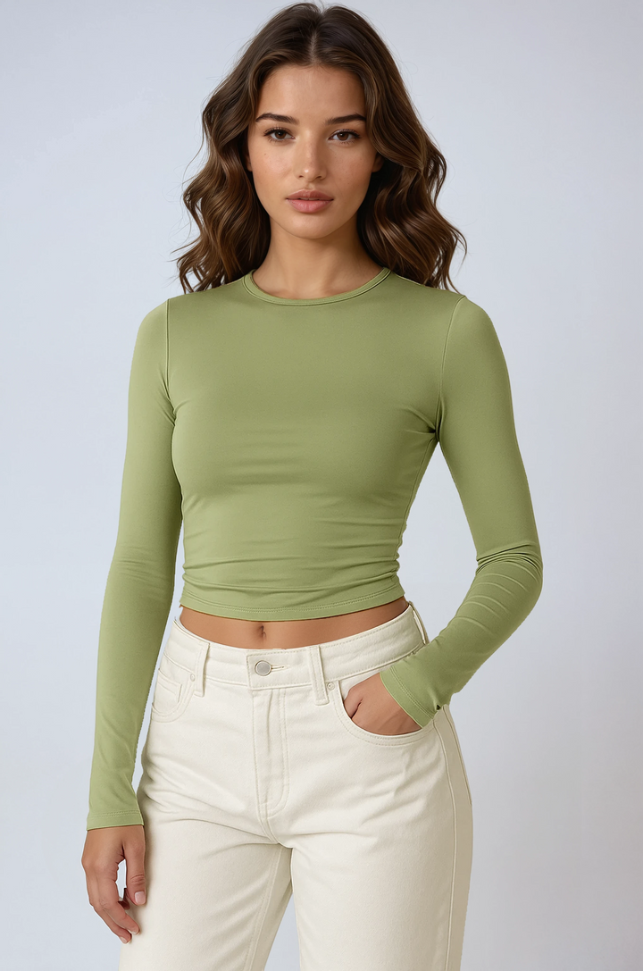 Aria Long Sleeve Top Stretch