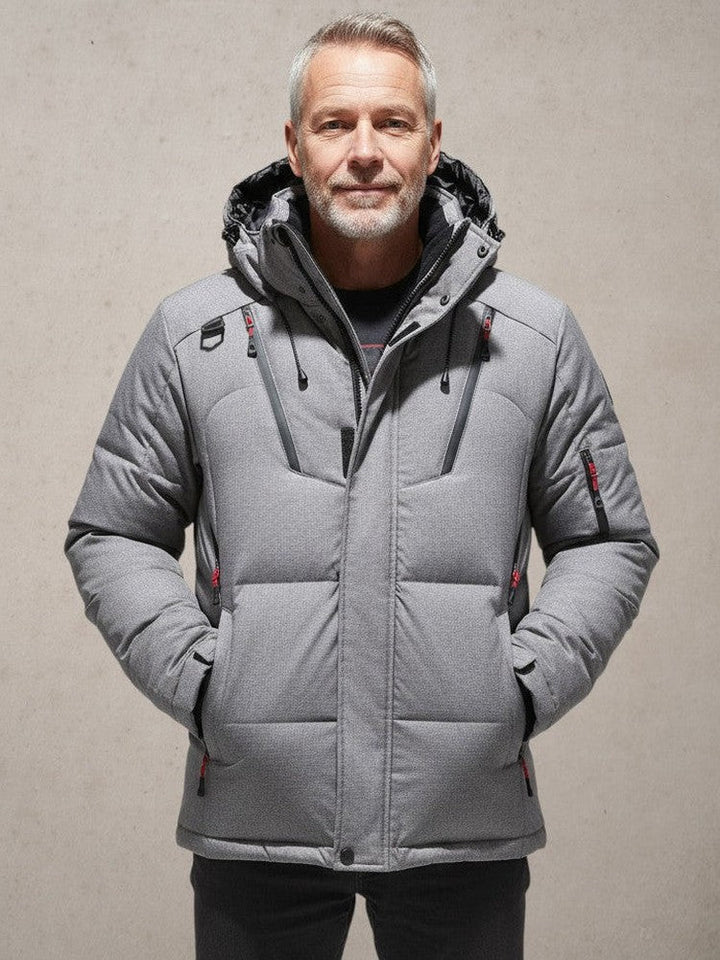 Arktis Pro™ | Parka Masculina de Inverno com Estilo Monocromático