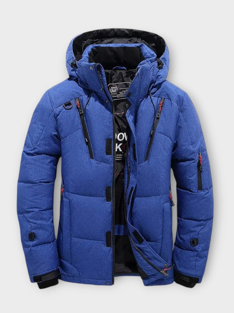 Arktis Pro™ | Parka Masculina de Inverno com Estilo Monocromático