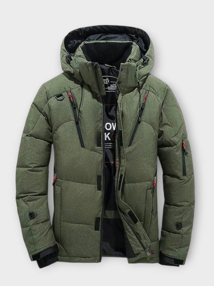 Arktis Pro™ | Parka Masculina de Inverno com Estilo Monocromático