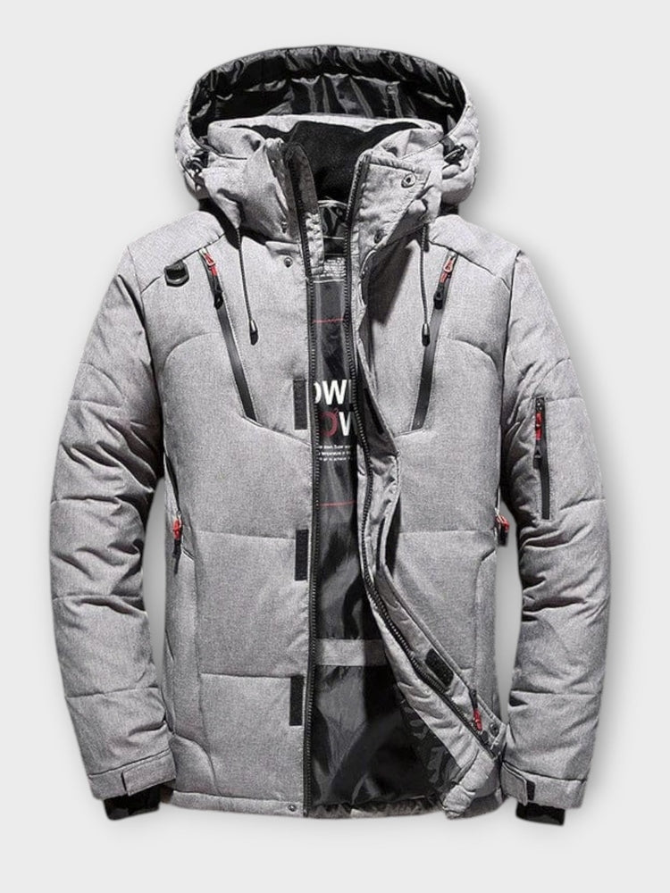 Arktis Pro™ | Parka Masculina de Inverno com Estilo Monocromático