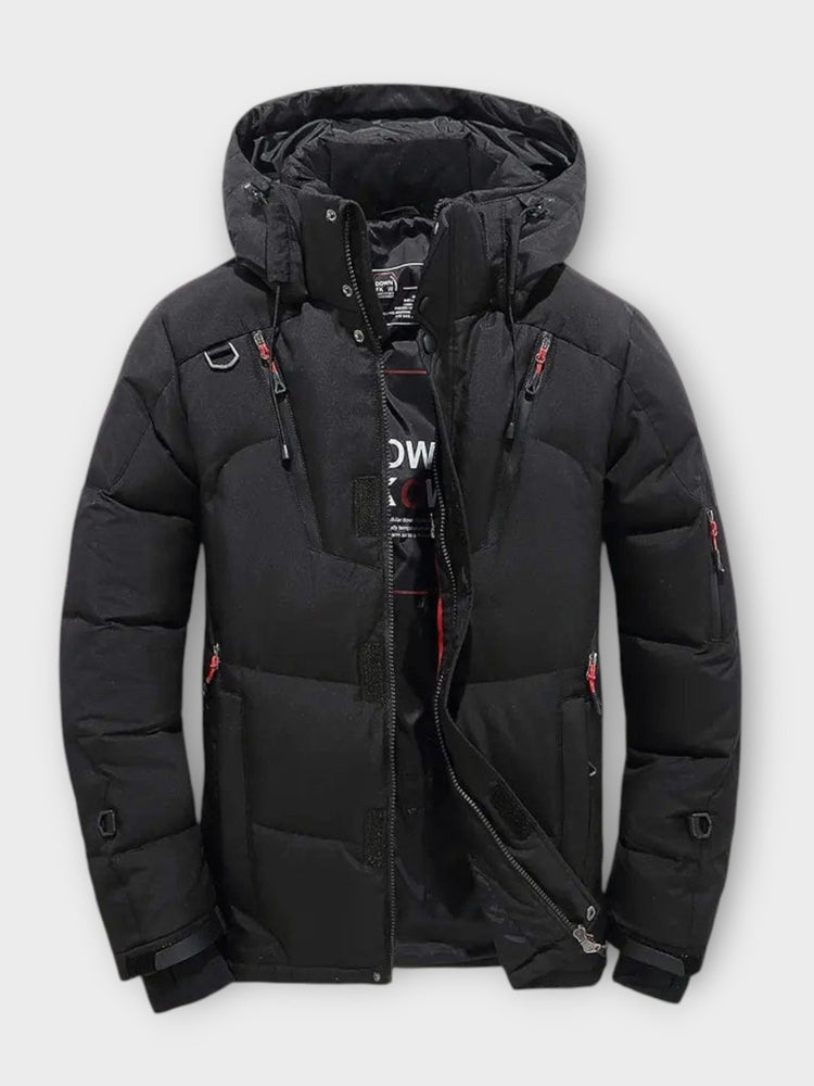 Arktis Pro™ | Parka Masculina de Inverno com Estilo Monocromático