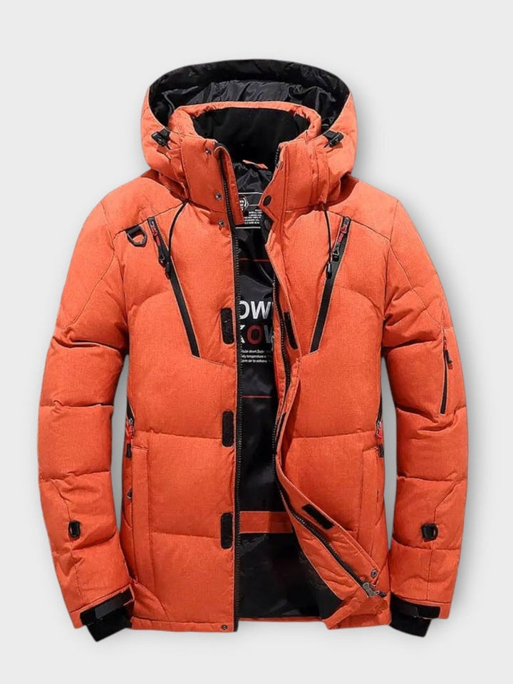 Arktis Pro™ | Parka Masculina de Inverno com Estilo Monocromático