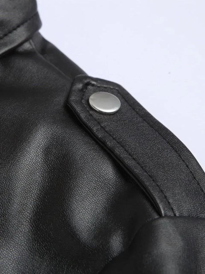 Austin™ | Jaqueta de Moto em Couro Clássico