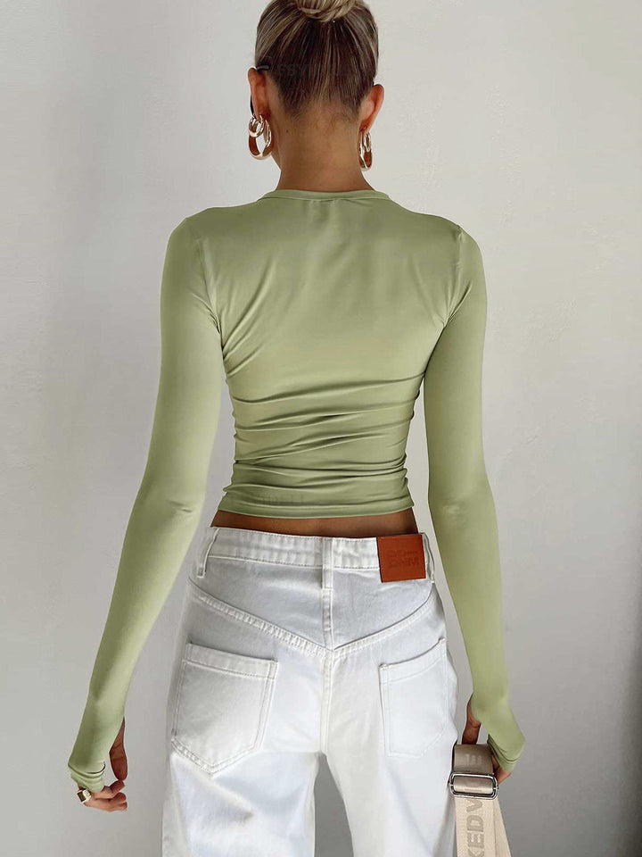 Aria Long Sleeve Top Stretch