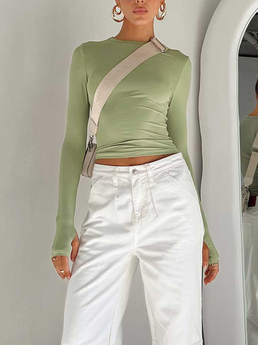 Aria Long Sleeve Top Stretch