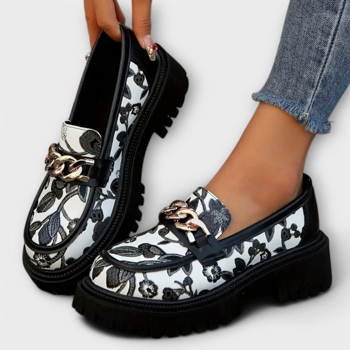 Sandra - Mocassins Retro Elegantes