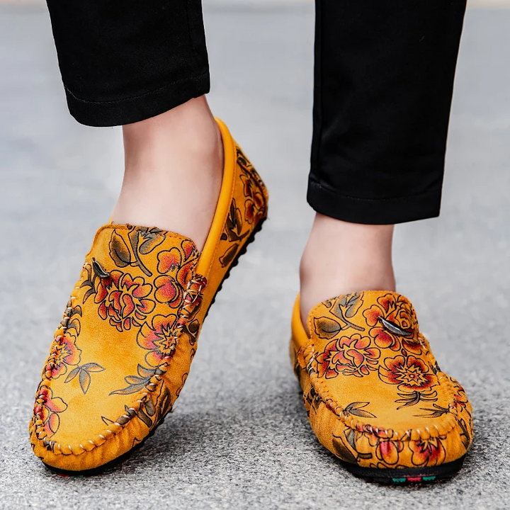 Colorful Leather Moccasins