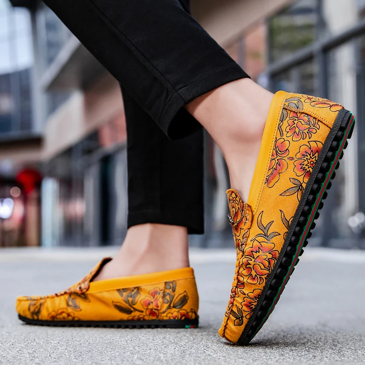 Colorful Leather Moccasins