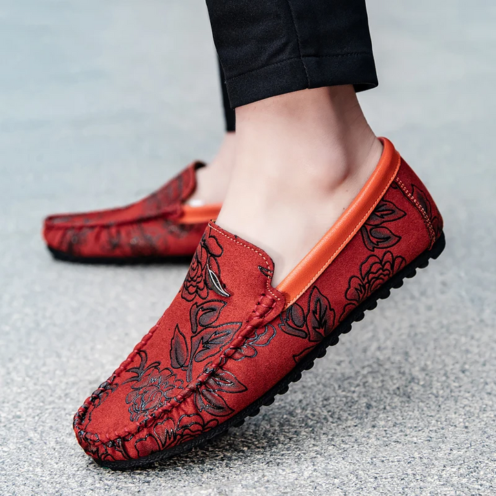 Colorful Leather Moccasins