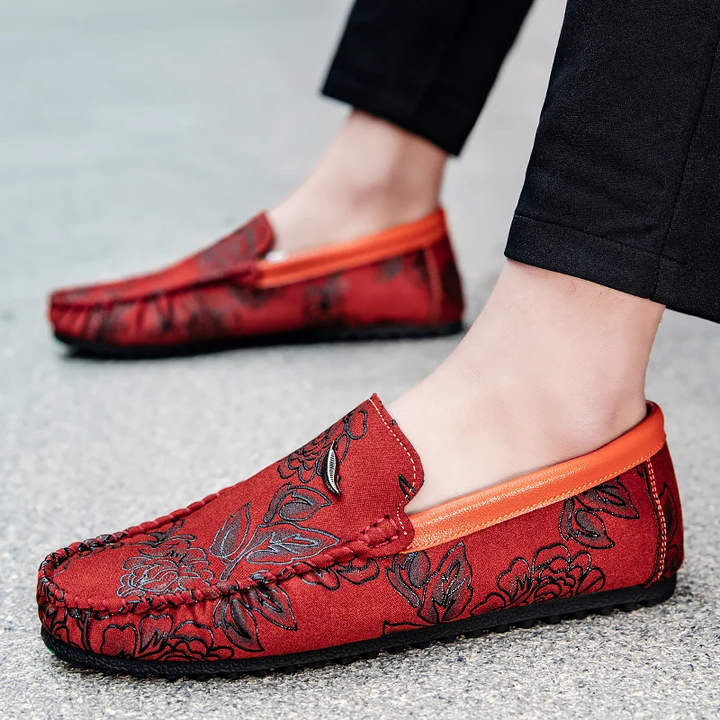 Colorful Leather Moccasins