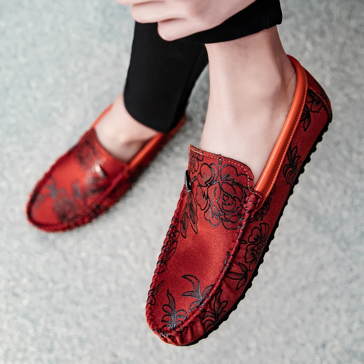 Colorful Leather Moccasins