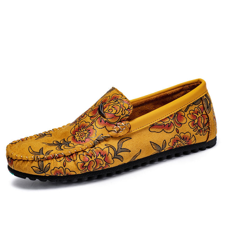 Colorful Leather Moccasins