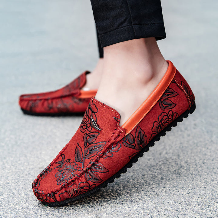 Colorful Leather Moccasins