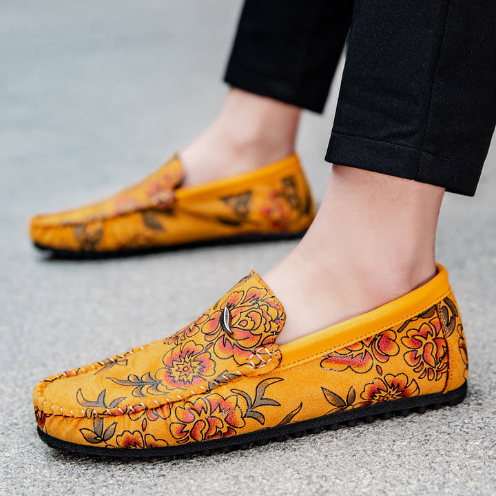 Colorful Leather Moccasins